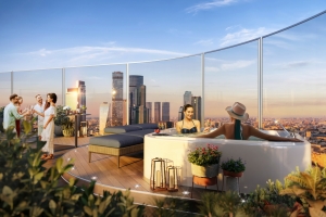 Крыши небоскребов в ЗАО озеленят в стиле альпийского высокогорья