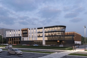 Баскетбольная корзина украсит фасад Центра сборных команд в ТиНАО