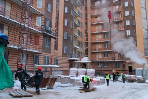 Началась заливка лестниц во второй секции дома №2 проблемного ЖК «Воскресенское»