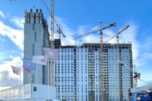 В доме для дольщиков ЖК «Мегаполис» началась чистовая отделка МОП