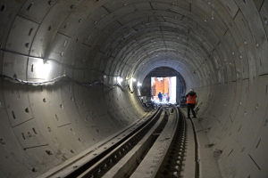 Станция метро «Бачуринская» готова на 70%