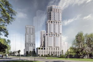 Корпуса с террасами на крыше, садом и прудом построят в районе Нижегородский