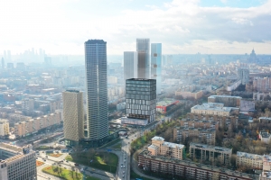 Стартовали фасадные работы в строящемся по проекту КРТ бизнес-центре в районе Тимирязевский