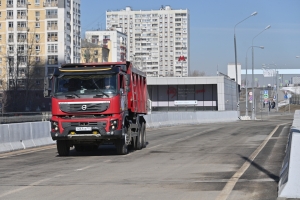 Запущено движение по двум путепроводам над Шмитовским проездом