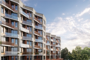 Фасады в виде хвойных шишек украсят жилой комплекс в районе Южнопортовый