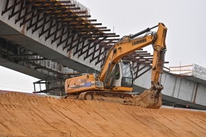 Готовы конструкции эстакады над Симферопольским шоссе на МСД