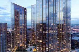 Завершается монтаж кровли бизнес-центра в районе Беговой