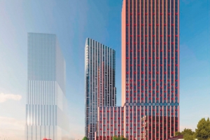 Жилой комплекс в красно-белых оттенках построят в районе Даниловский