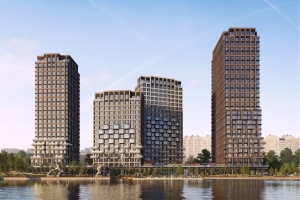 Минеральные кирпичи ручной работы украсят фасады квартала в Южном порту