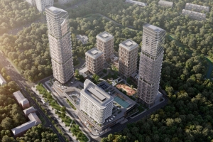 Деловой центр в виде скошенной призмы в Можайском районе построят в 2027 году