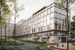 Вертолетная площадка и шестиэтажные атриумы: как строят новый корпус детской больницы святого Владимира