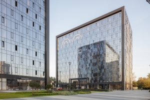 Металлические панели украсят фасады бизнес-парка в Бутырском районе