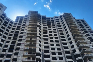 Завершена кладка наружных стен 2-5 этажей в ЖК «Квартал Триумфальный»