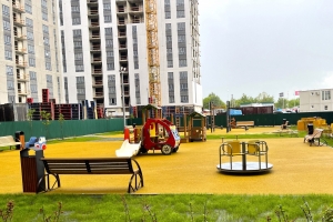 Благоустроена территория дома для обманутых дольщиков ЖК «Мегаполис»