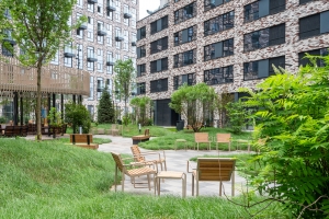 Два жилых корпуса с торговым центром построили в Хорошёво-Мнёвниках