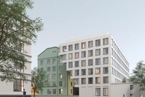 Ступенчатые консоли украсят общежитие музыкальной школы в районе Пресненский