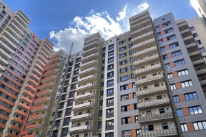 В блоке Ж второго корпуса проблемного ЖК «Терлецкий парк» началось торкретирование