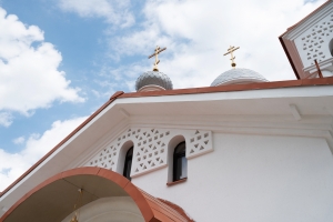 Дом причта на территории храма в честь Преображения Господня в Коломенском проезде достроят к концу года