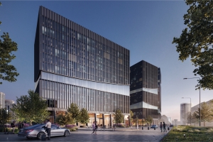 Три офисных корпуса начали строить на Ходынском поле