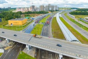 Собянин: открыт новый участок трассы Солнцево – Бутово – Варшавское шоссе
