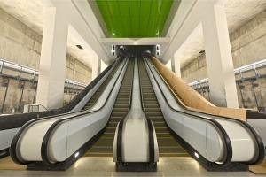 Отделка станции «Новомосковская» Троицкой линии метро выполнена на 80%