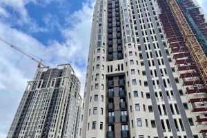 В проблемном ЖК «Академ Палас» готова кровля въездной рампы