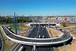 В Москве модернизировали 22 транспортные развязки на МКАД