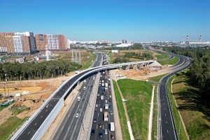 Сергей Собянин открыл дорогу-связку между МСД и Симферопольским шоссе