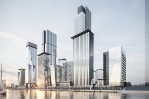 Началось монолитное строительство трех жилых корпусов в Левобережном районе