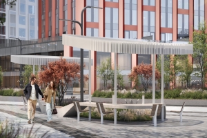 Пергола с динамической подсветкой украсит общественное пространство в ЮАО