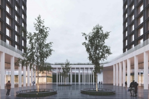 Деловой комплекс с крестообразной башней появится в Пресненском районе