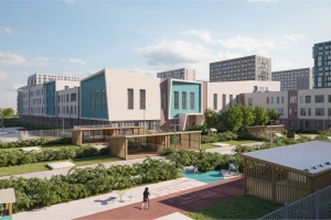 Образовательный комплекс на 1575 мест начали строить в Щербинке