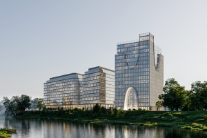 Арочные фасады украсят здание бизнес-центра в Хорошёво-Мнёвниках