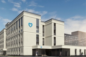 Поликлиника с выразительной геометрией фасадов появится в Щербинке