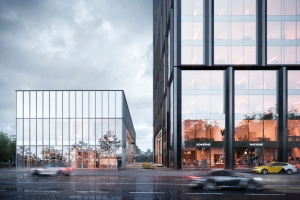 Началось возведение надземной части бизнес-центра у метро «Дмитровская» в рамках КРТ