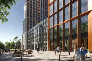 Озеленение с цветовым зонированием украсит жилой комплекс в районе Щукино