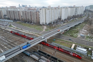 Два округа стали ближе: открыт путепровод через пути МЦД-1 в районе станции Бескудниково