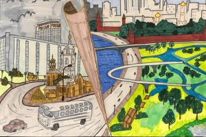 Передвижные выставки работ победителей и призеров конкурса «Арт-проект: Моя Москва» прошли в декабре