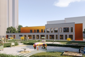 В детском саду на 150 мест в районе Дмитровский ведется черновая отделка