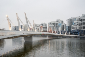 Собянин рассказал о строительстве пешеходных мостов в столице