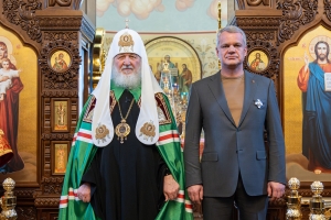 Глава АО «Мосинжпроект» получил награду за помощь в строительстве храма