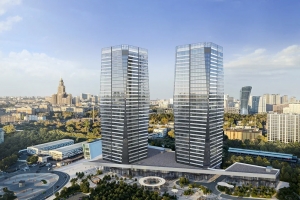 Деловой центр в форме кристалла появится на территории городского вокзала Зорге