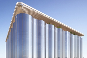 Волнообразные фасады украсят здание бизнес-центра в кластере им. Кобзона