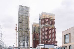 Готов монолит 34-этажного корпуса жилого комплекса в Пресненском районе