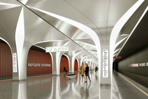 Началась отделка станции метро «Народное Ополчение» Рублёво-Архангельской линии