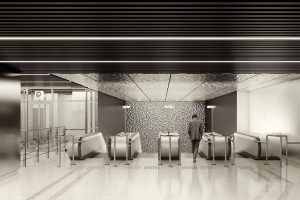 На строящейся станции метро «Народное Ополчение» смонтировали эскалаторы