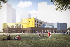 Началось возведение конструкций образовательного комплекса в Западном Дегунине