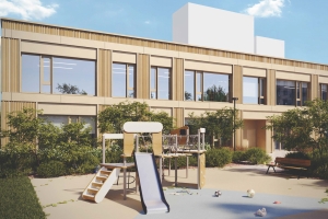 Монолитные работы завершились в строящемся детском саду в Метрогородке