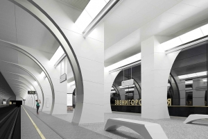 Началось сооружение основных конструкций вестибюлей станции метро «Звенигородская»