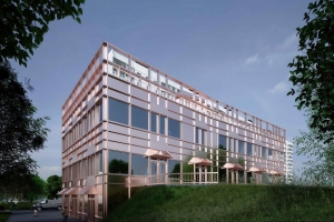 Фасады цвета розовой меди украсят торговый центр в районе Фили-Давыдково